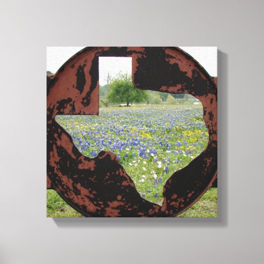 Toile Bluebonnets du Texas (Recto)