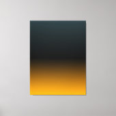 Toile BLUEGREEN BLACK ORANGE Gradient original Canvas (Recto)