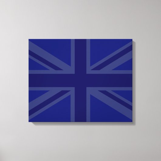 Toile Blues pour un drapeau britannique Union Jack (Recto)