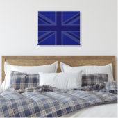 Toile Blues pour un drapeau britannique Union Jack (Insitu(Chambre))