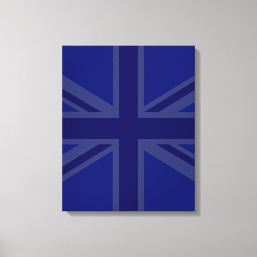 Toile Blues pour un drapeau britannique Union Jack (Recto)