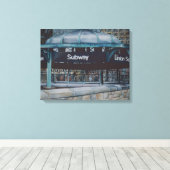 Toile Blues souterrains (Insitu (Plancher de Bois))