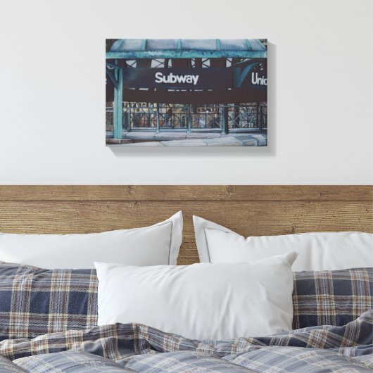 Toile Blues souterrains (Insitu(Chambre))