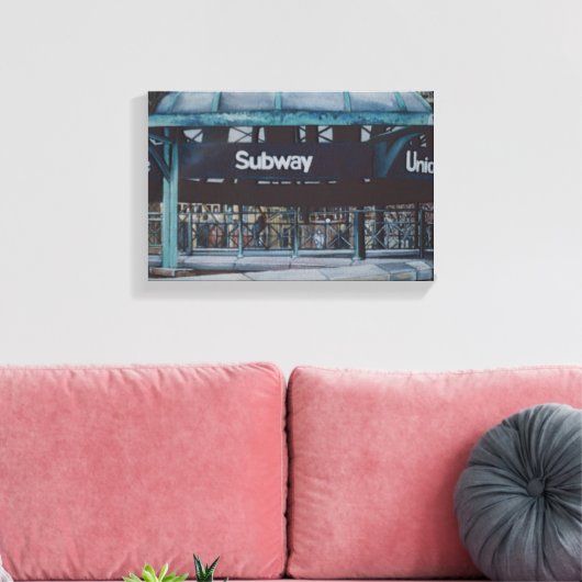 Toile Blues souterrains (Insitu(Salon))