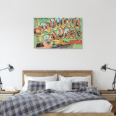 Toile Bluffs du Conseil, Iowa - Grandes Scènes de lettre (Insitu(Chambre))