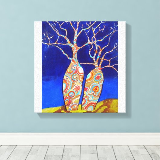 Toile Boab Trees (Insitu (Plancher de Bois))