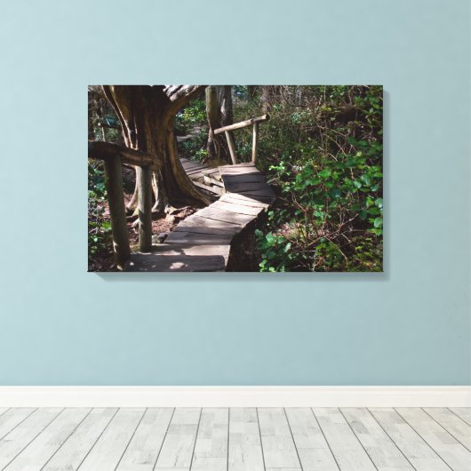 Toile Boardwalk jusqu'à Cape Flattery (Insitu (Plancher de Bois))