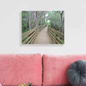 Toile Boardwalk Through the Woods Photo sur une (Insitu(Salon))