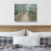 Toile Boardwalk Through the Woods Photo sur une (Insitu(Chambre))