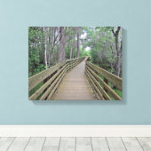 Toile Boardwalk Through the Woods Photo sur une (Insitu (Plancher de Bois))