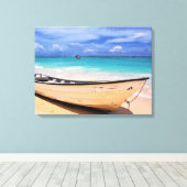 Toile Boat On the Beach (Insitu (Plancher de Bois))