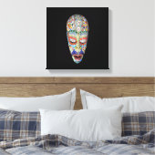 Toile Bob, pourquoi le long visage ? Masque mosaïque (Insitu(Chambre))