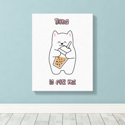 Toile Boba est pour moi (Insitu (Plancher de Bois))