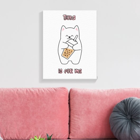 Toile Boba est pour moi (Insitu(Salon))