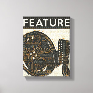 Toile bobine de film vintage