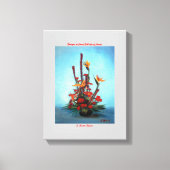 Toile Bodegón de flores/Nature morte des fleurs (Recto)