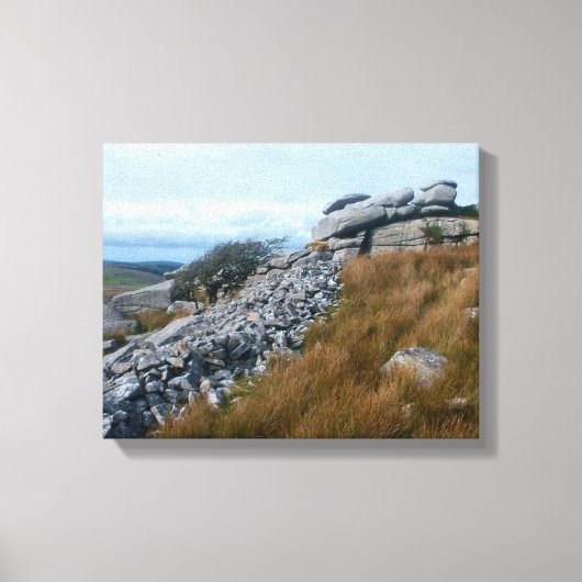 Toile Bodmin Moor Cornwall Angleterre (Recto)