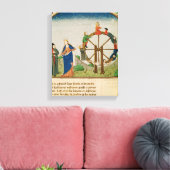 Toile Boethius avec la roue de la fortune (Insitu(Salon))