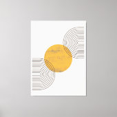 Toile Boho Abstract Wall Art (Recto)