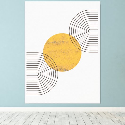 Toile Boho Abstract Wall Art (Insitu (Plancher de Bois))