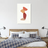 Toile Boho Abstrait en terre cuite (Insitu(Chambre))