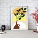 Toile Boho Abstrait Wall Art Canvas<br><div class="desc">Ajoutez une touche de design scandinave moderne à votre maison avec cette étonnante impression paysagère abstraite.</div>
