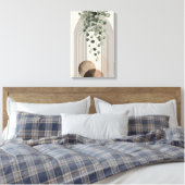 Toile Boho Arch Botanique | Eucalyptus Neutre Minimalist (Insitu(Chambre))