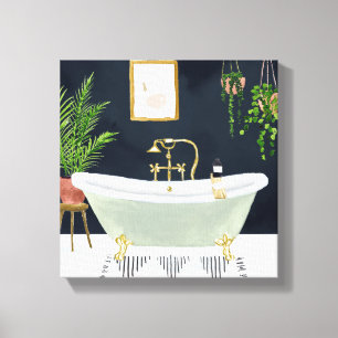 Toile Boho Bath I