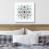 Toile Boho Botanique Mandala Tropical Verdure Verte (Insitu(Chambre))
