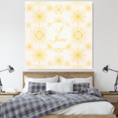 Toile Boho Celestial Sun Stars Iivoire Personnalisé (Insitu(Chambre))
