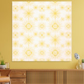 Toile Boho Celestial Sun Stars Ivory Motif (Insitu(Salon))