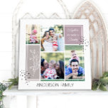 Toile Boho FAMILLE Photo Collage Script Citation Moderne<br><div class="desc">Ajoutez une touche personnalisée dans n'importe quel espace de votre maison avec cette collection personnalisée de photos de la FAMILLE Boho Script Moderne Citer le design de toile ou donnez-le comme cadeau parfait pour Noël,  anniversaire ou un cadeau à vos amis! Commandez les vôtres dès aujourd'hui !</div>