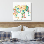 Toile Boho Paisley Elephant I (Insitu(Chambre))