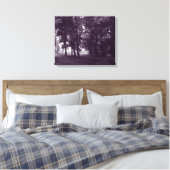 Toile Bois, Bute Park Cardiff - BW violet (Insitu(Chambre))