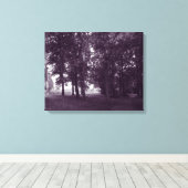 Toile Bois, Bute Park Cardiff - BW violet (Insitu (Plancher de Bois))