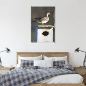 Toile Bois Canard femelle dans la boîte de nid en milieu (Insitu(Chambre))