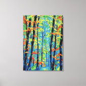 Toile Bois colorés (Recto)