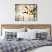 Toile Bois de grange rustique Ouest Pays volant Canard s (Insitu(Chambre))