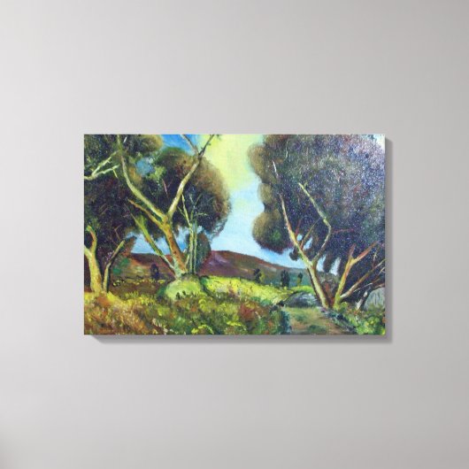 TOILE BOIS DE PINÈDE EN TOSCANE (Recto)