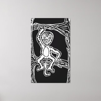 Toile bois de singe