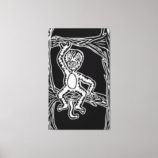 Toile bois de singe (Recto)