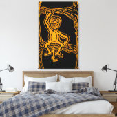 Toile bois de singe (Insitu(Chambre))