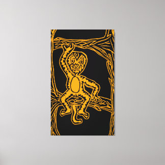 Toile bois de singe