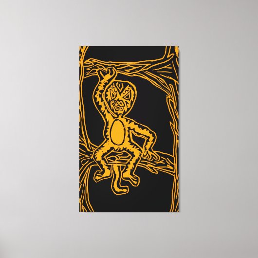 Toile bois de singe (Recto)