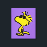 Toile Bois En Lunettes De Soleil<br><div class="desc">Jetez un oeil à ce design super mignon avec des lunettes de soleil cool Woodstock sport.</div>