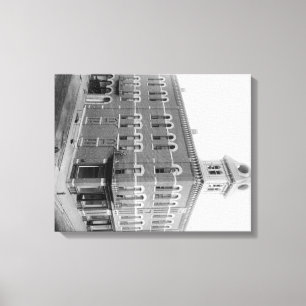 Toile Bois mort, photographie d'hôtel de ville du Dakot