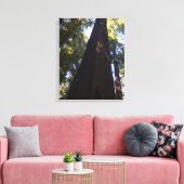 Toile Bois rouge géant (Insitu(Salon))