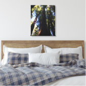 Toile Bois rouge géant (Insitu(Chambre))