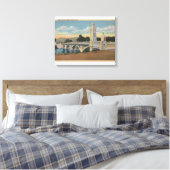 Toile Boise, ID - Vue du pont de la rivière Boise (Insitu(Chambre))
