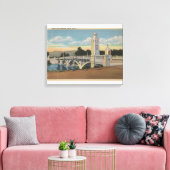 Toile Boise, ID - Vue du pont de la rivière Boise (Insitu(Salon))